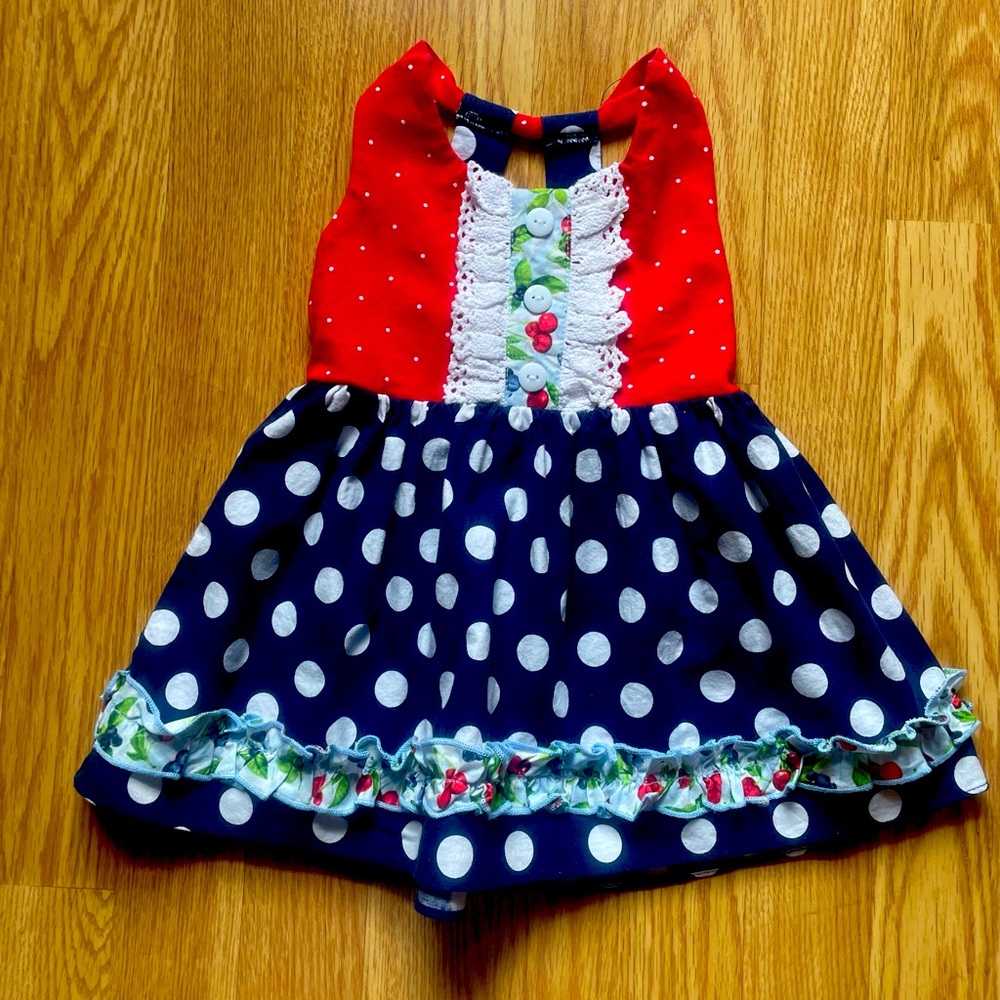 Ricrac & Ruffles toddler dress.